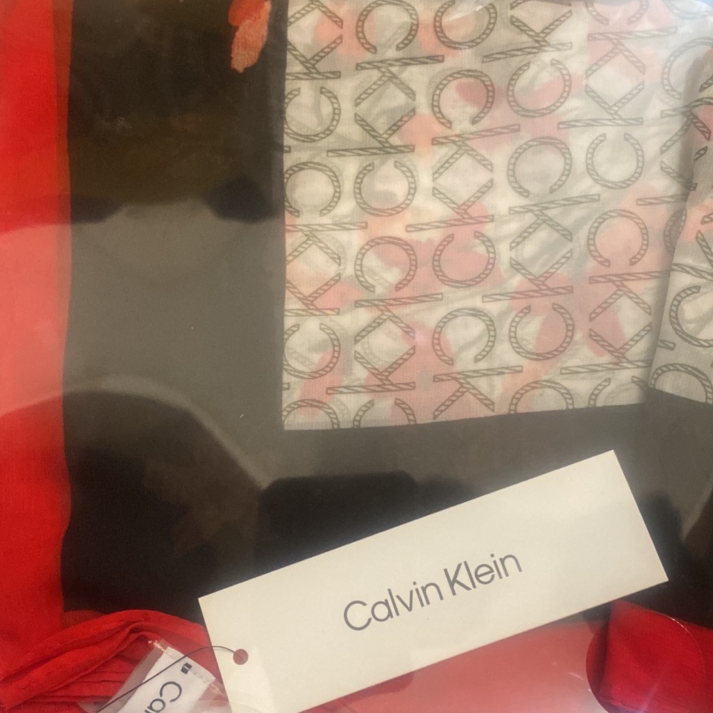 this is a Calvin Klein scarf.